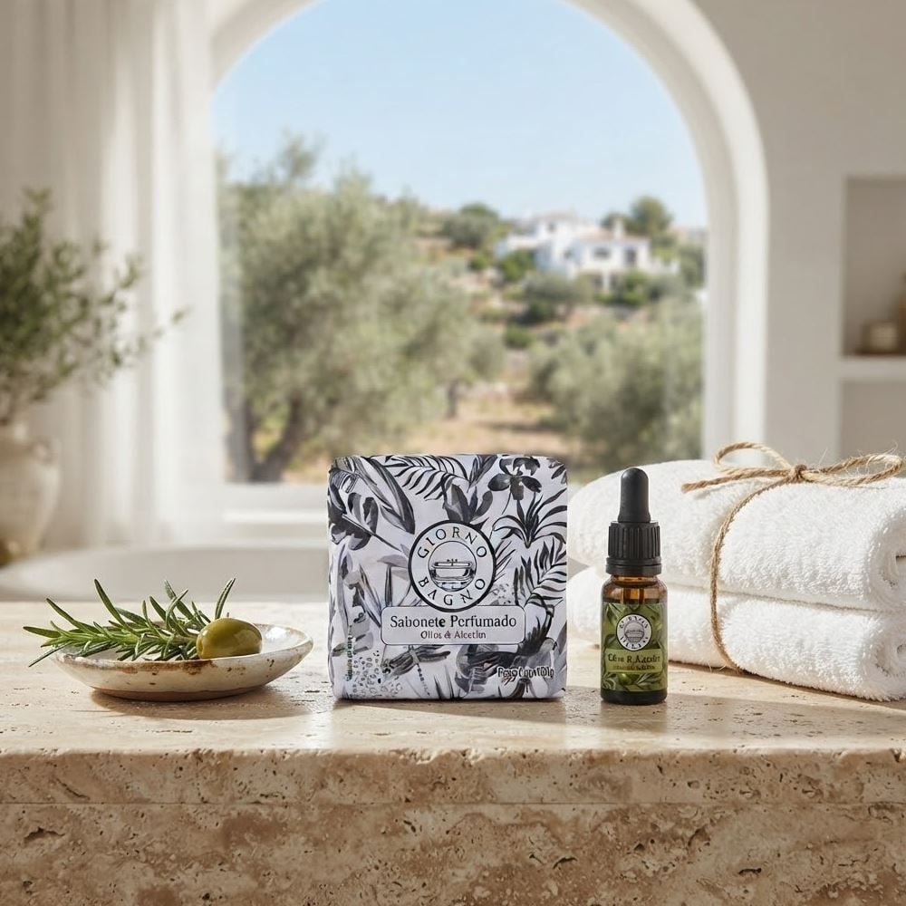 Sabonete Perfumado Giorno Bagno - Oliva e Alecrim