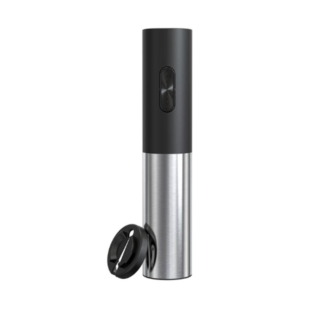 Saca Rolhas Elétrico Com Cortador De Lacre Havan Casa - Aço Inox