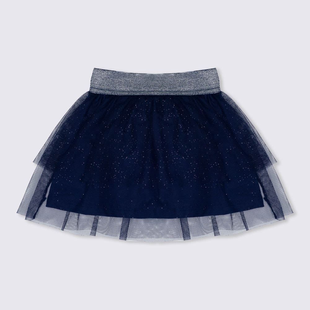 Saia 1 a 3 anos Malha Tule Glitter Yoyo Kids