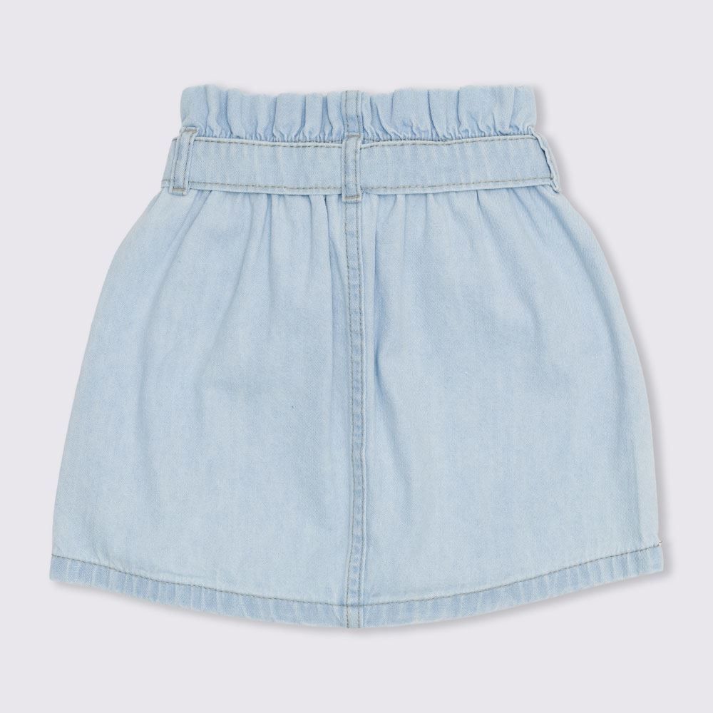 Saia 4 a 10 anos Jeans Clochard com Faixa Marmelada