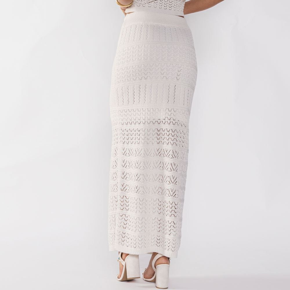 Saia Longa De Tricot Patricia Foster