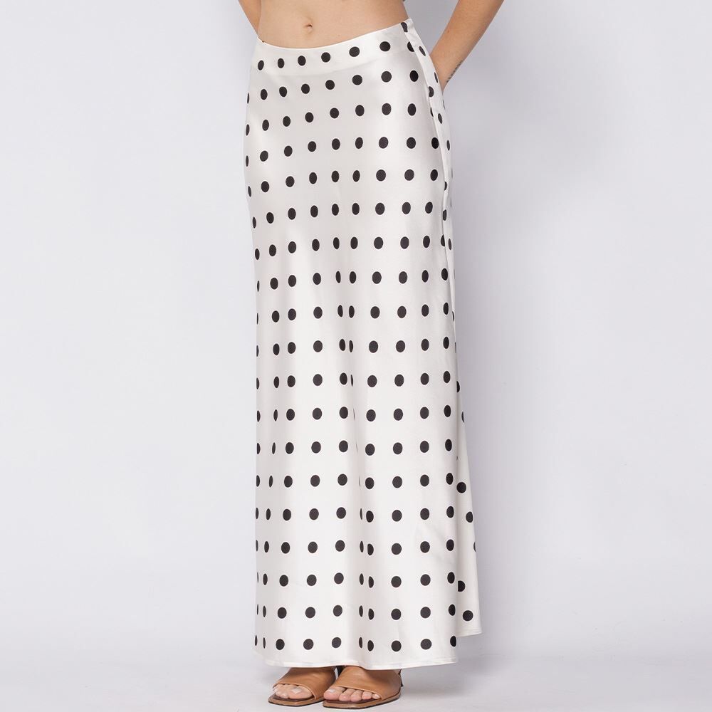 Saia Midi Feminina Em Cetim Patricia Foster