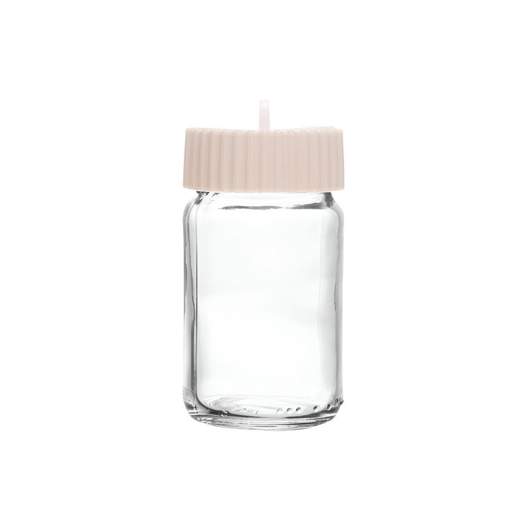 Saleiro Com Tampa Rotativa Siena Lyor 100Ml - Bege