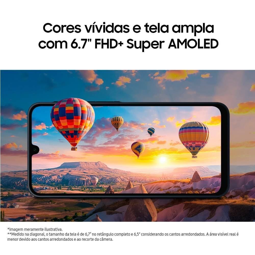 Samsung Galaxy A16 256Gb Tela 6.7" 50Mp Nfc Ip54 5000Mah - Cinza