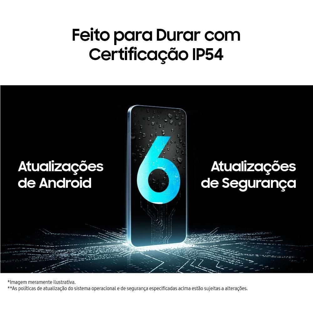 Samsung Galaxy A16 256Gb Tela 6.7" 50Mp Nfc Ip54 5000Mah - Cinza