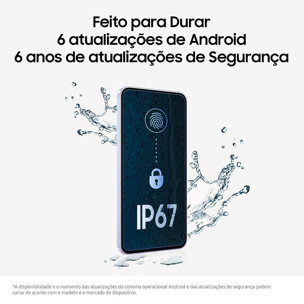 Celular Samsung Galaxy A36 5G 256Gb 8Gb Ram Tela 6.7" Câmera Tripla - Preto