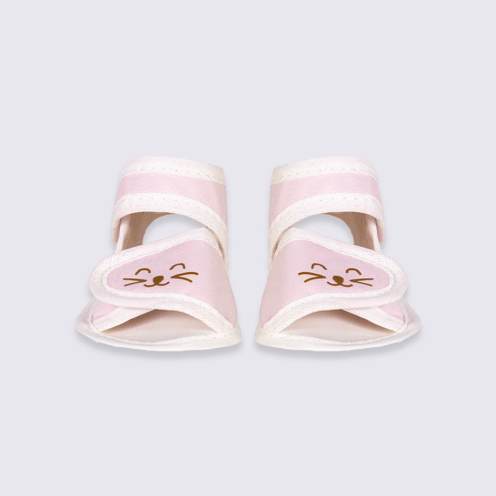 Sandália Bebê Menina Com Velcro 0 a 8 Meses Yoyo Baby