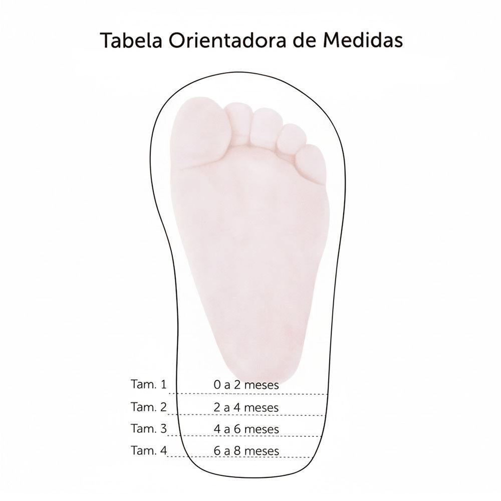 Sandália Bebê Menina Com Velcro 0 a 8 Meses Yoyo Baby