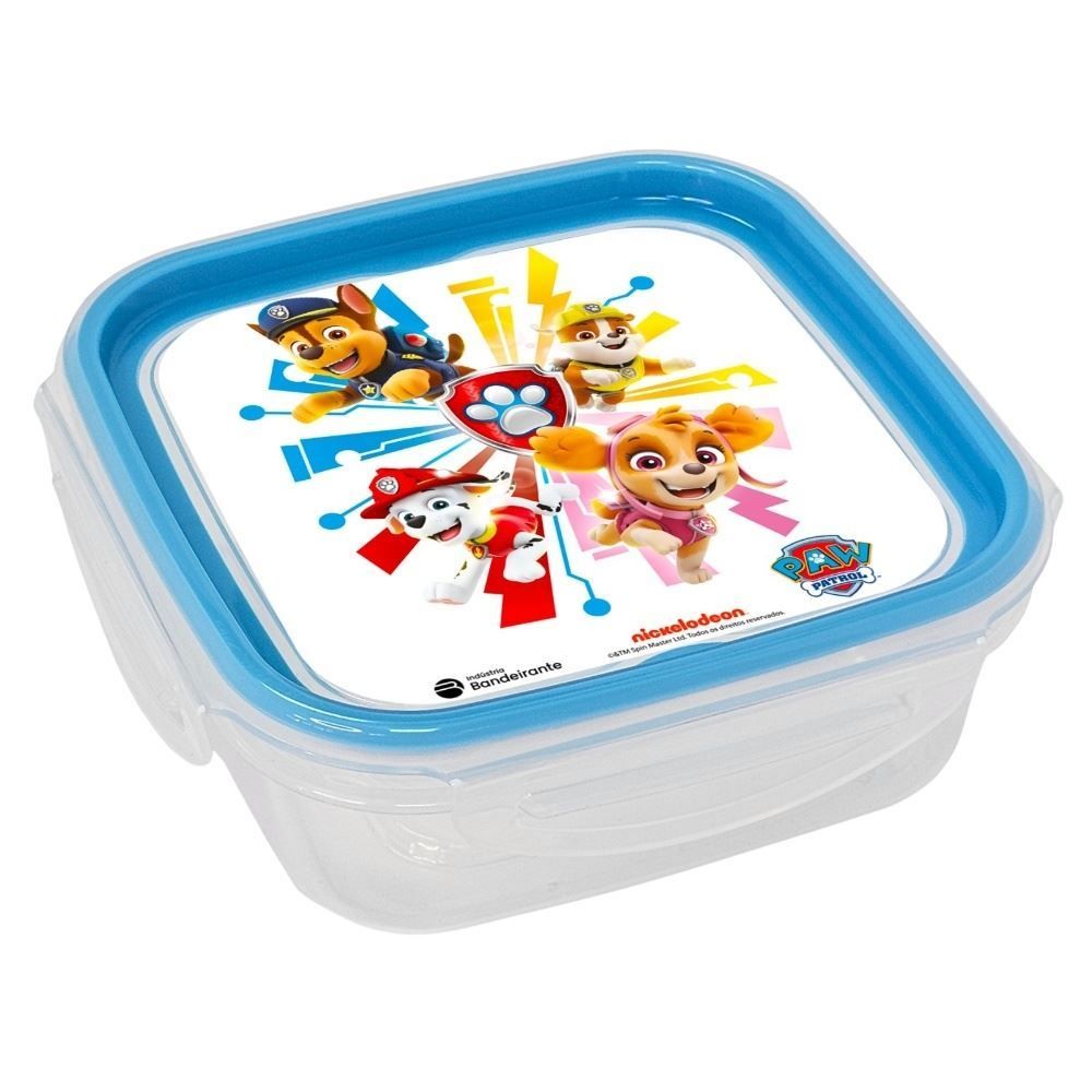 Sanduicheira com Trava 640Ml Bandierante - Patrulha Canina