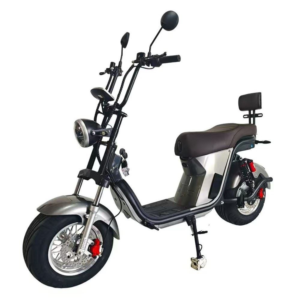 Scooter Elétrica Primar Hr9 1000W 60V 12Ah Lítio - Cinza