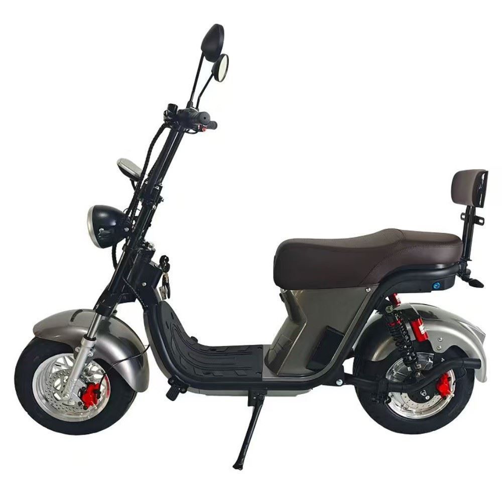Scooter Elétrica Primar Hr9 1000W 60V 12Ah Lítio - Cinza