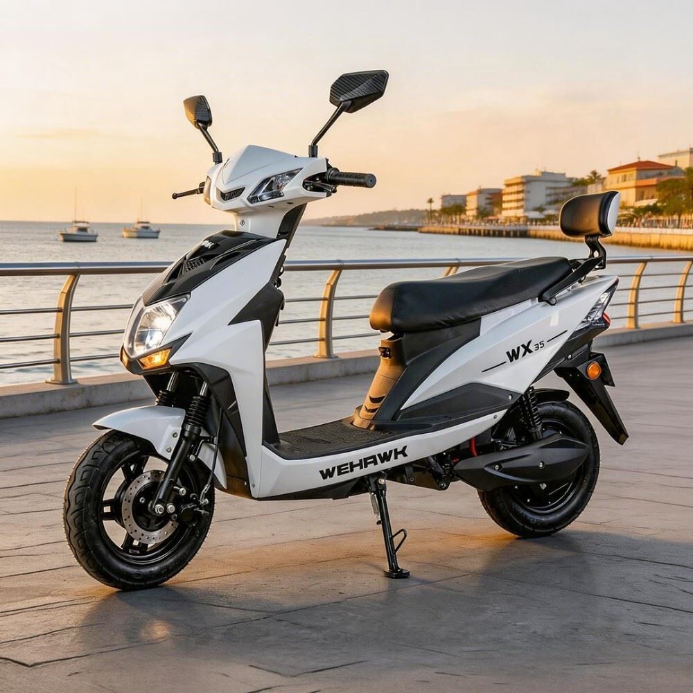 Scooter Eletrica Wehawk Wx-35 1000W Bateria 60V 20Ah Litio - Branco