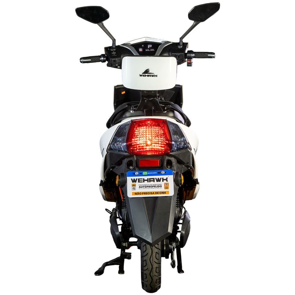 Scooter Eletrica Wehawk Wx-35 1000W Bateria 60V 20Ah Litio - Branco