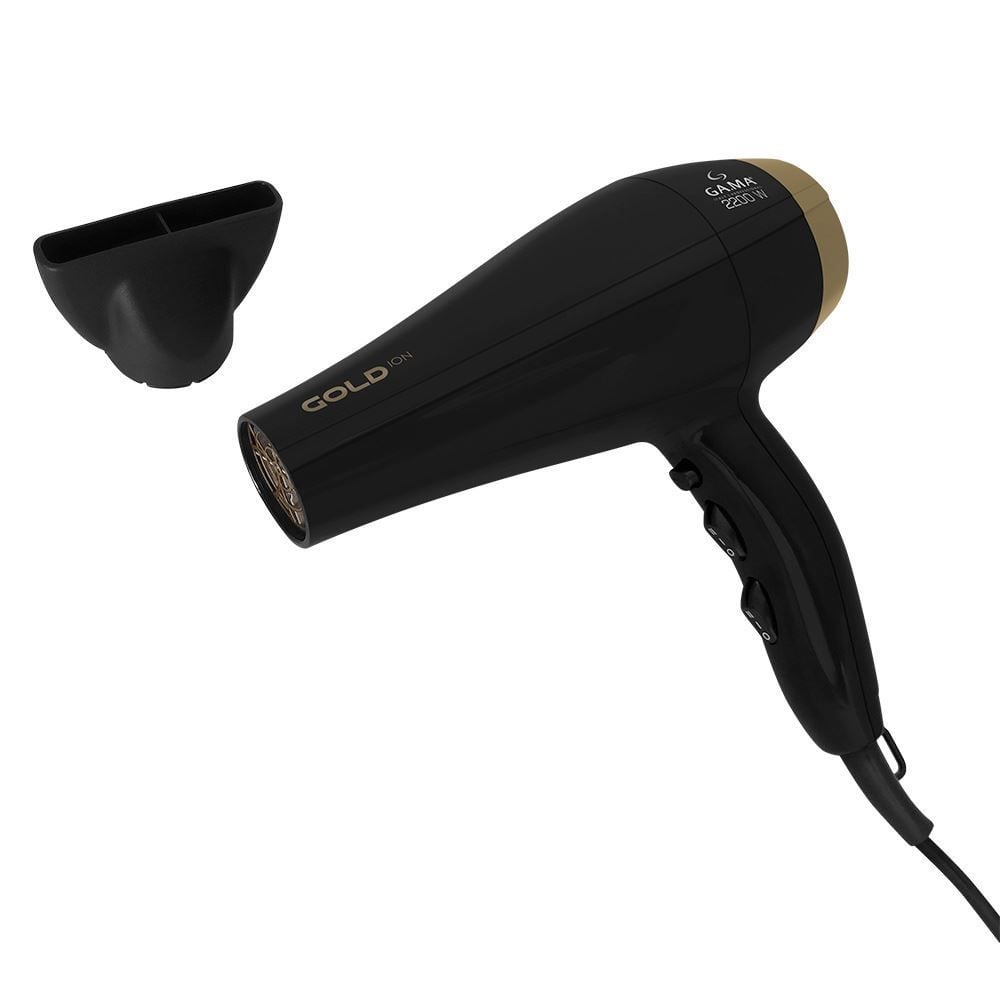Secador de Cabelos Gama 2200W Gold Ion