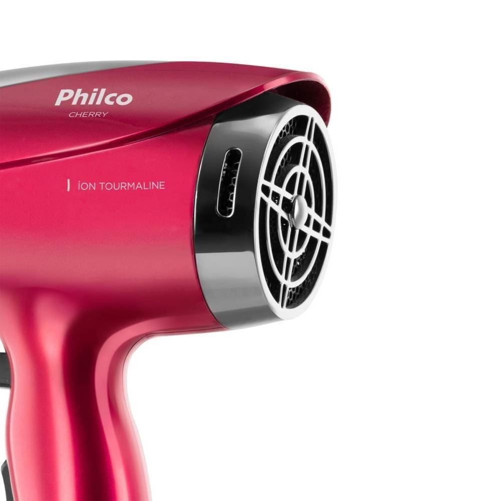 Secador de Cabelos Philco Tourmaline Íon Cherry