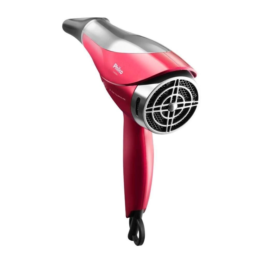 Secador de Cabelos Philco Tourmaline Íon Cherry