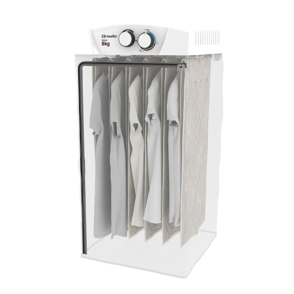 Secadora de Roupas Mueller Solaris Ar Quente e Frio 8 Kg