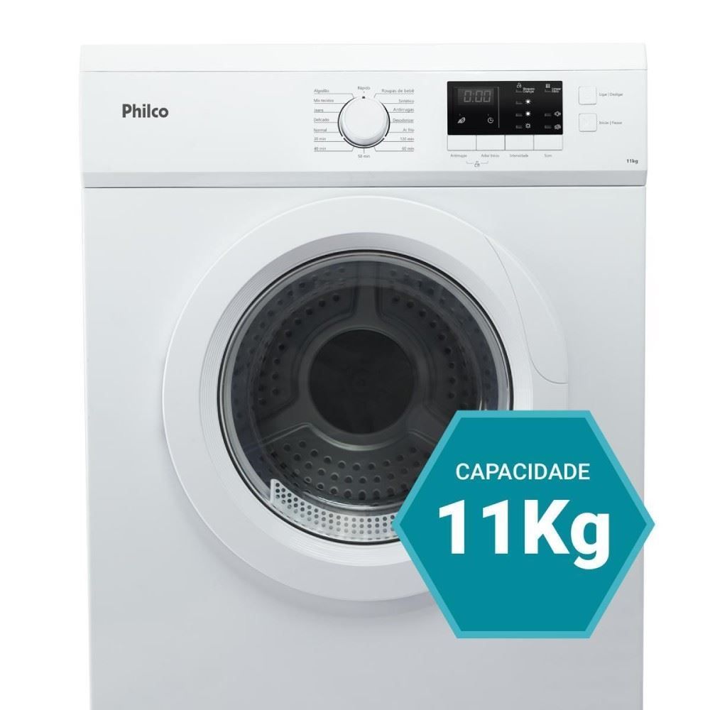 Secadora De Roupas Philco Psec5000 11kg 16 Programas