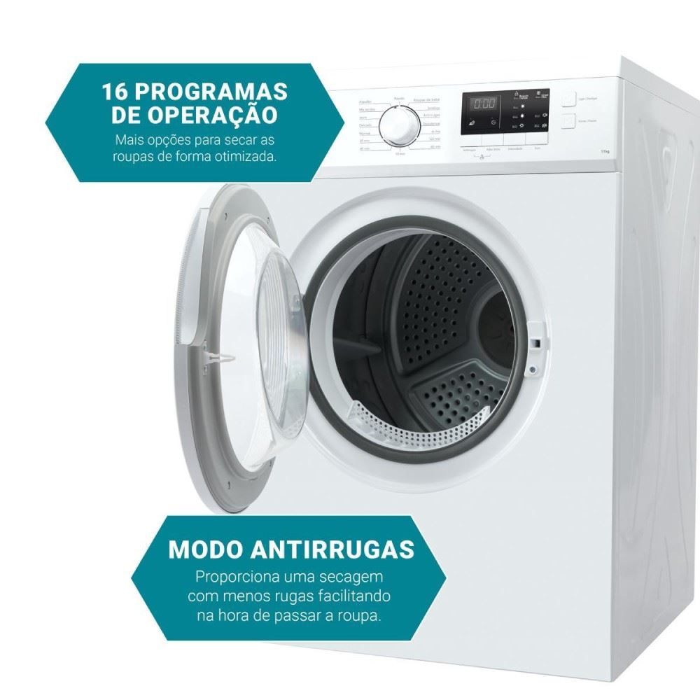 Secadora De Roupas Philco Psec5000 11kg 16 Programas