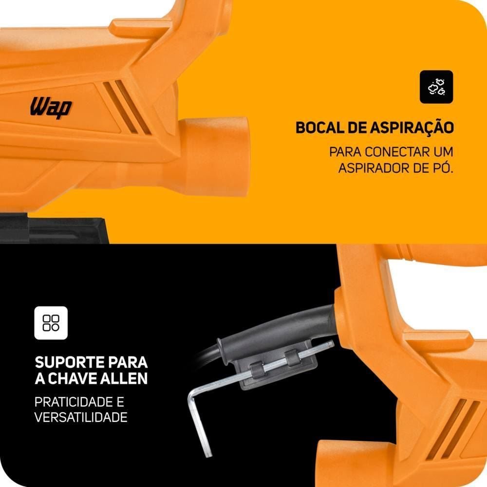 Serra Tico Tico WAP WF STT01 com Base Regulável e Botão de Trava 550W