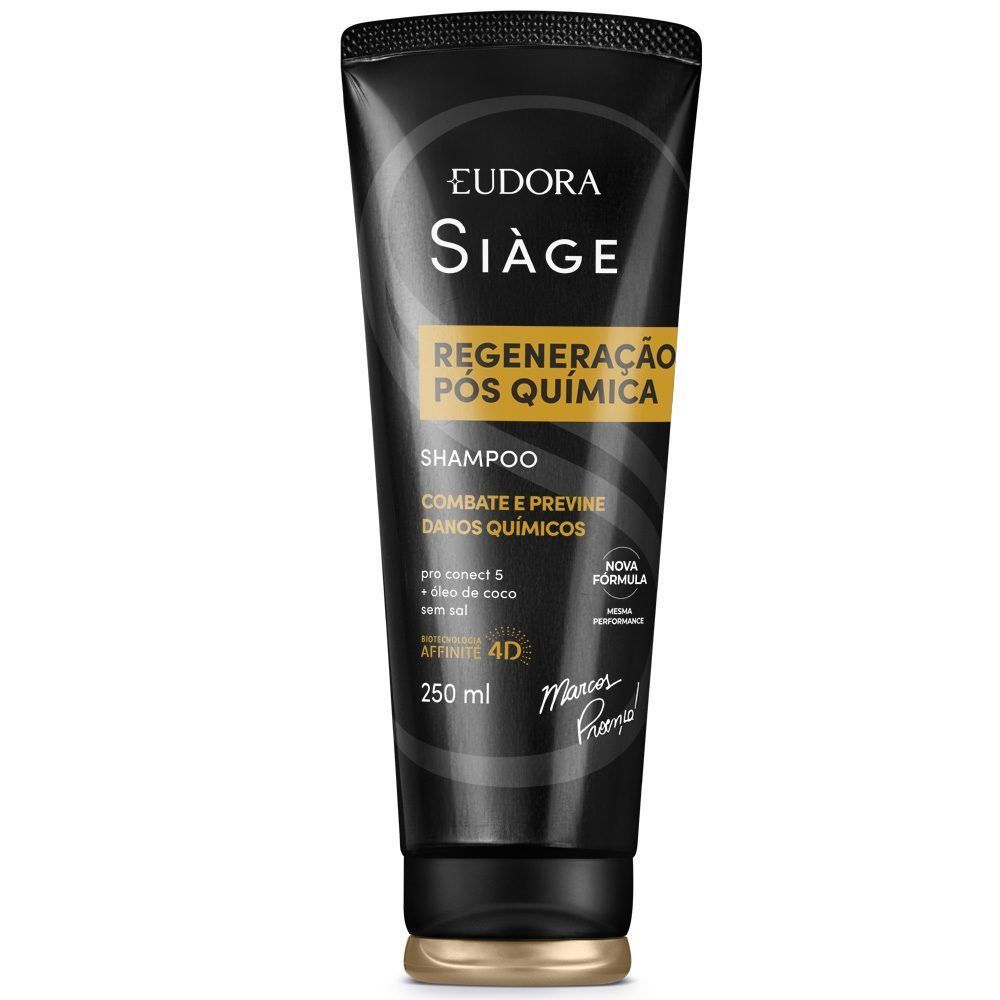 Shampoo Eudora Siàge Expert Regeneração Pós Química - 250ml