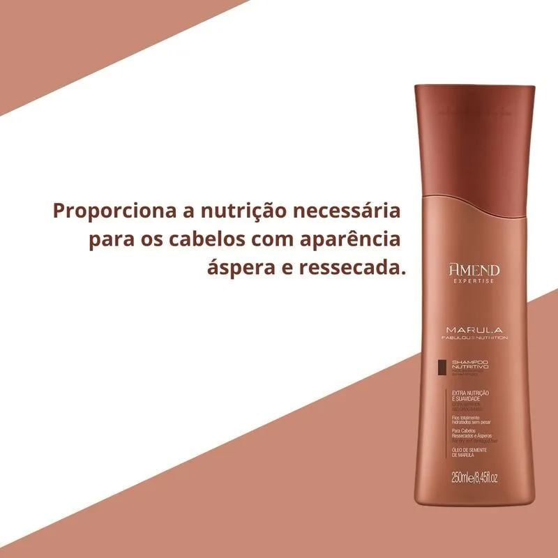 Shampoo Nutritivo Expertise Marula Fabulous Nutrition 250Ml Amend