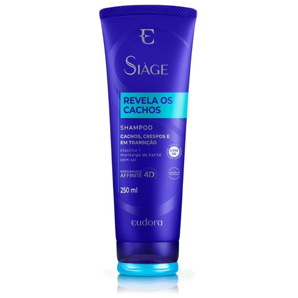 Shampoo Revela Os Cachos Siàge 250Ml Eudora - DIVERSOS