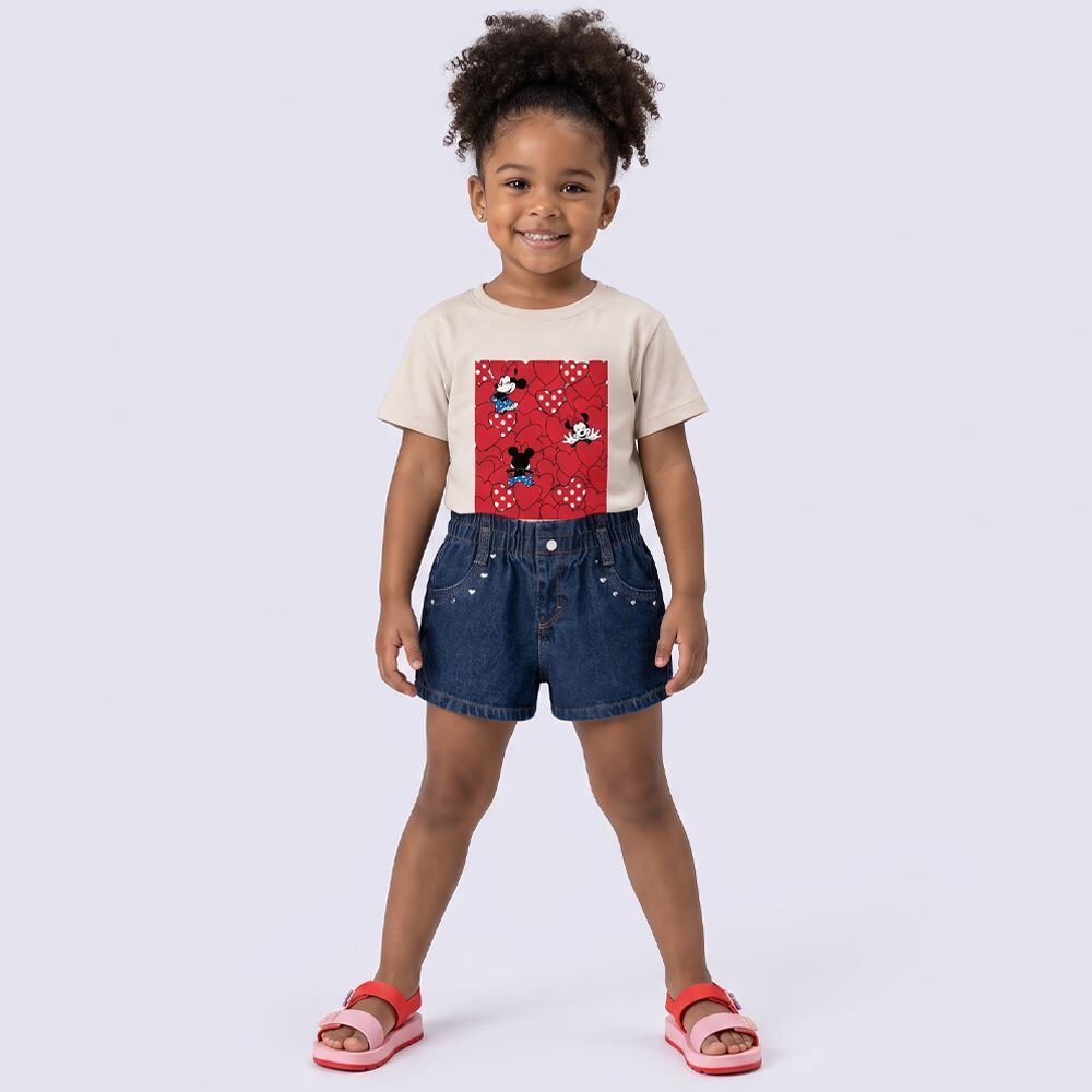 Short Clochard Infantil Menina 1 a 3 Anos Yoyo Kids