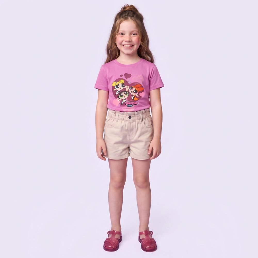 Short Clochard Infantil Menina 4 a 10 Anos Marmelada