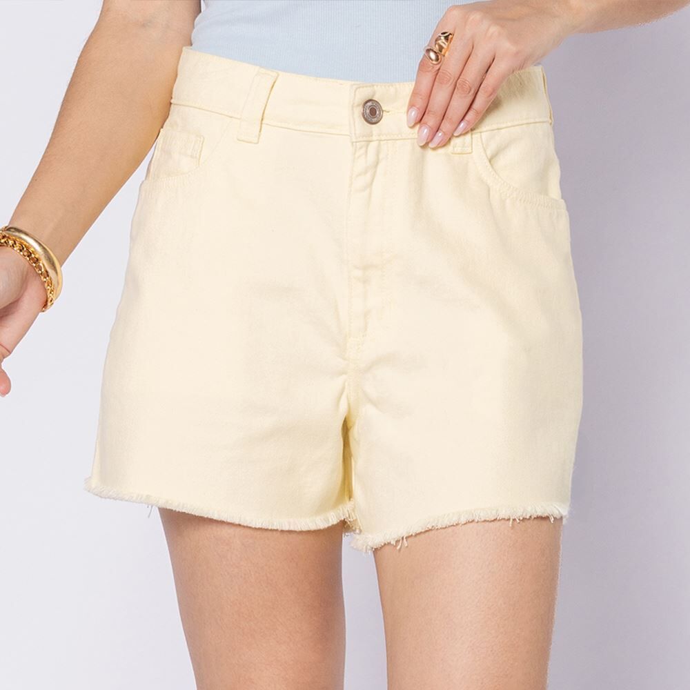 Short Feminino Em Sarja Boby Blues