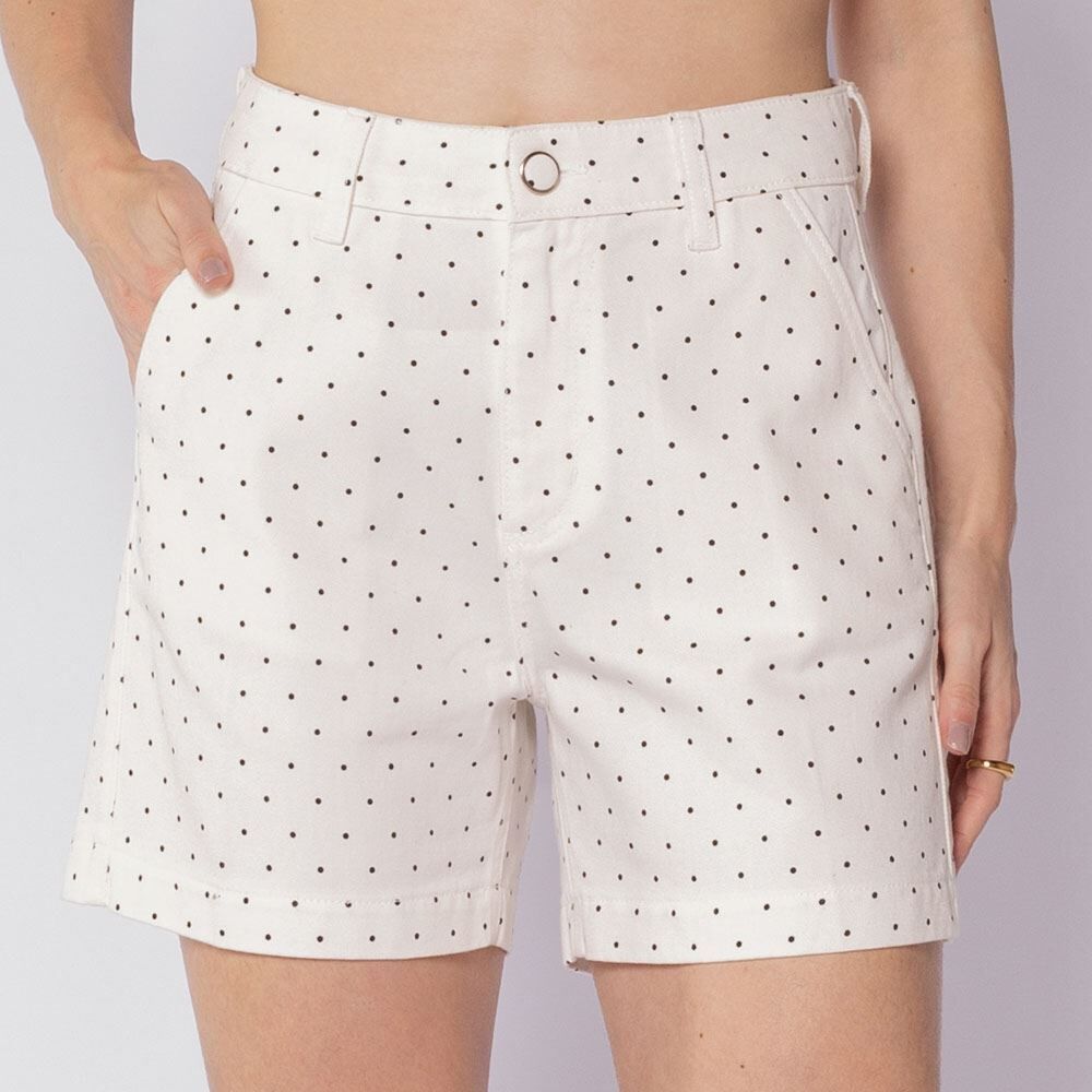 Short Feminino Em Sarja Boby Blues