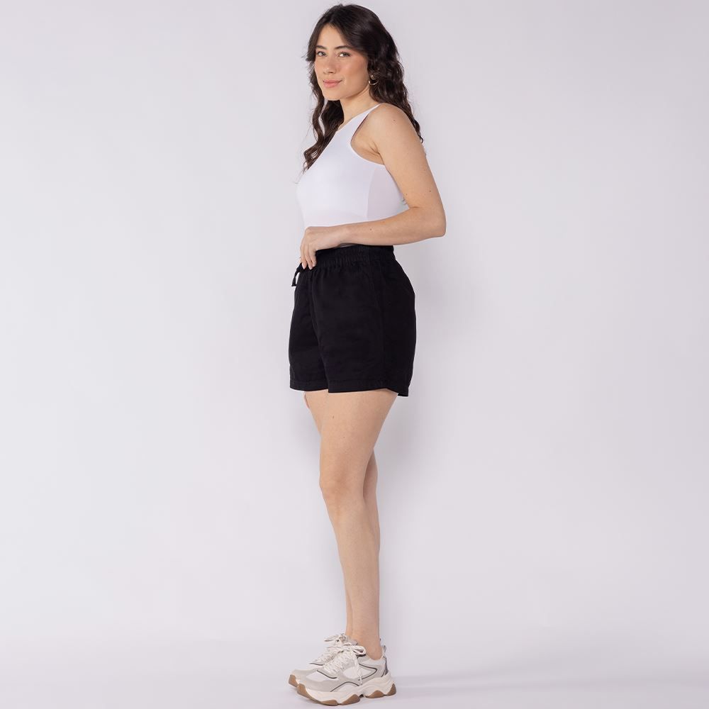 Short Feminino Em Sarja Patricia Foster