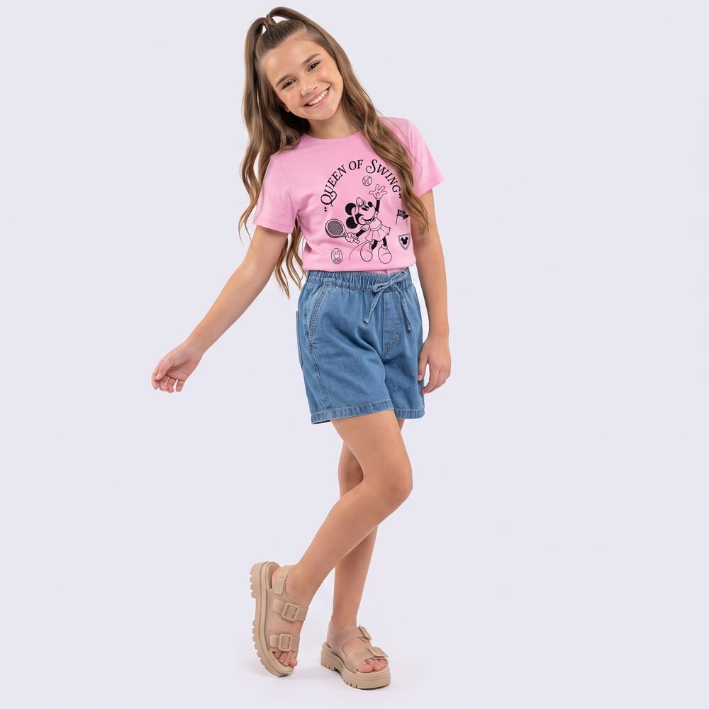 Short Juvenil Menina 12 a 16 Anos Marmelada