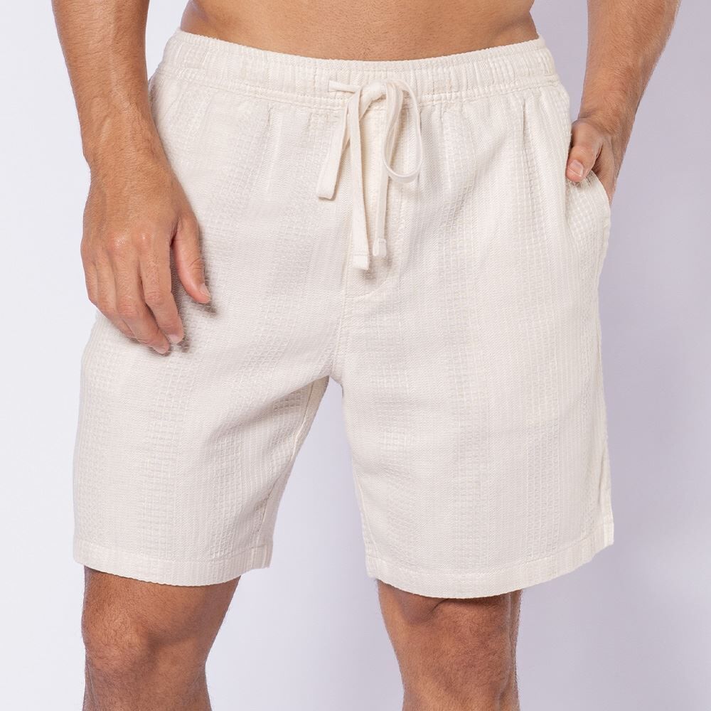 Short Masculino Em Algodão Com Textura Thing