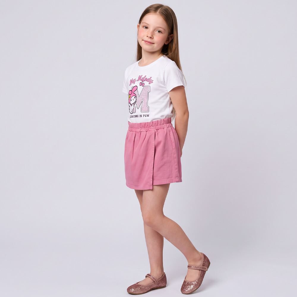 Short Saia Clochard Infantil Menina 4 a 10 Anos