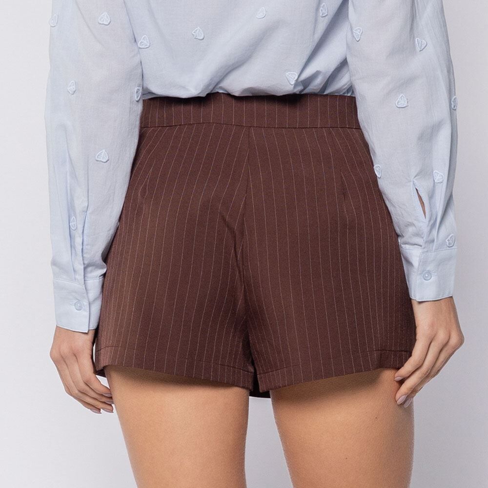 Short Saia Feminino Com Risca De Giz Boby Blues