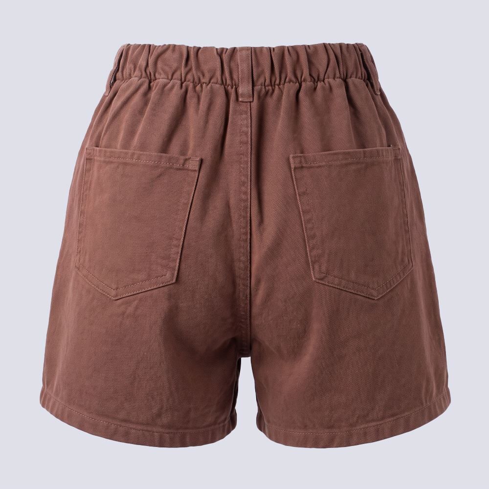 Short Saia Juvenil Em Sarja 12 a 16 Anos Marmelada