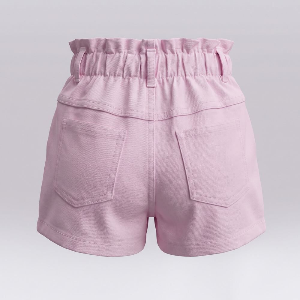 Short Sarja Clochard Infantil Menina 1 a 3 Anos Yoyo Kids
