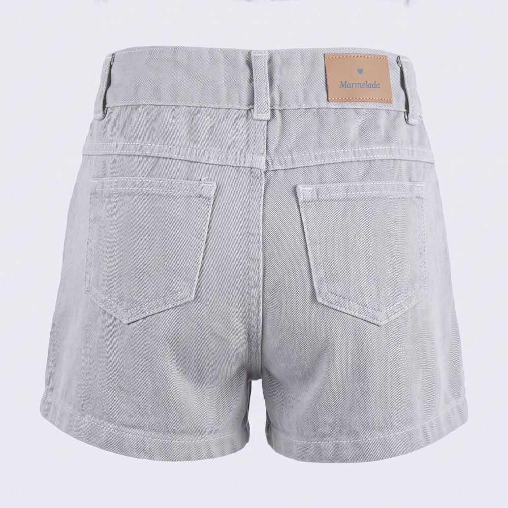 Short Sarja Infantil Menina 4 a 10 Anos Marmelada