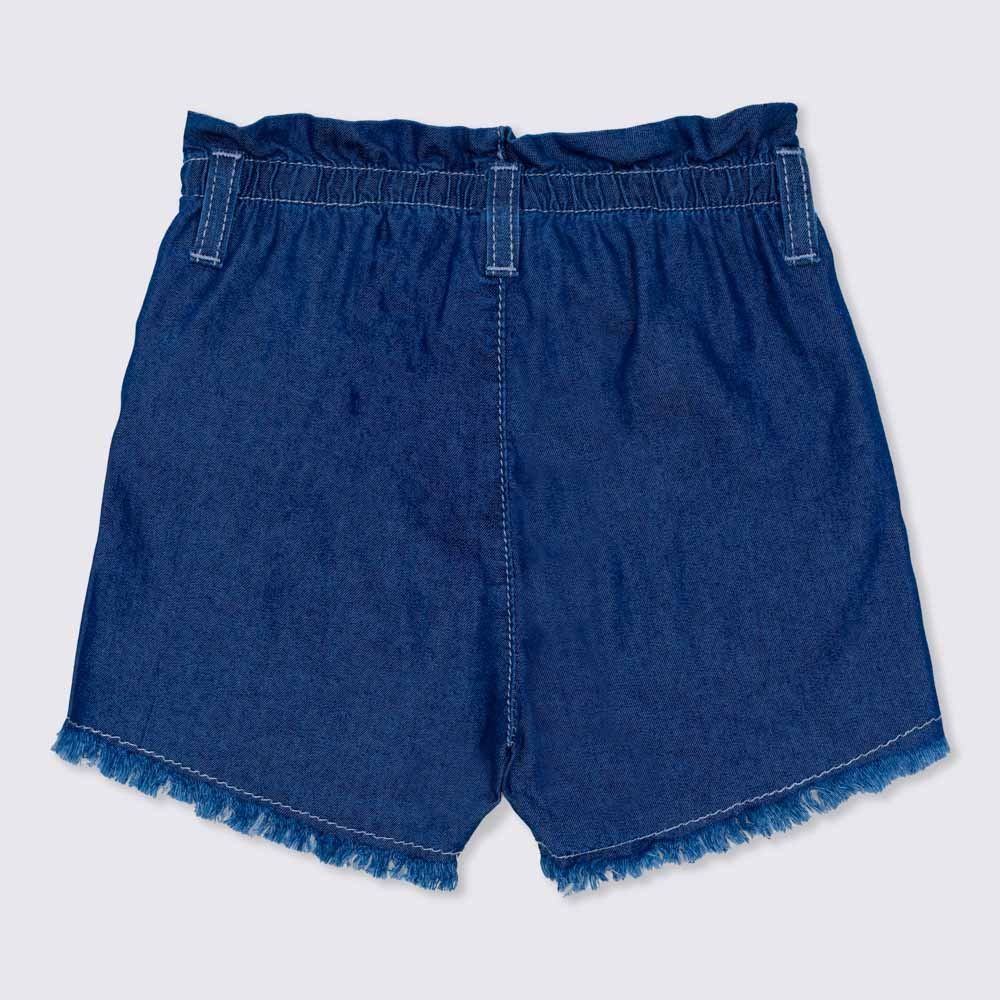 Shorts 1 a 3 anos Jeans Clochard Barra Desfiada Yoyo Kids