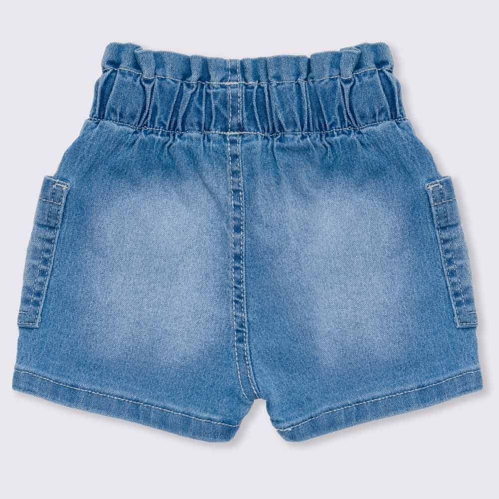 Shorts 1 a 3 anos Papperbag Jeans Yoyo Kids