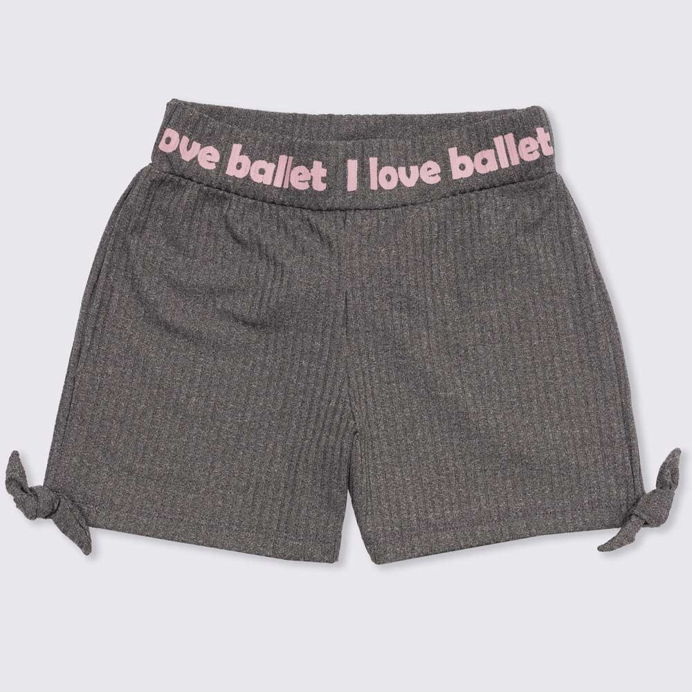 Shorts 4 a 10 anos I Love Ballet Marmelada