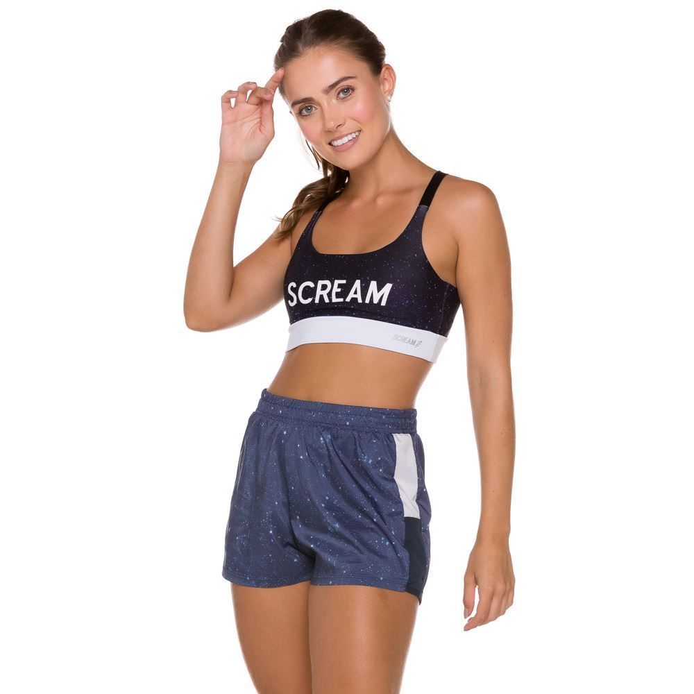 Shorts Corrida Tactel Sublimado Scream
