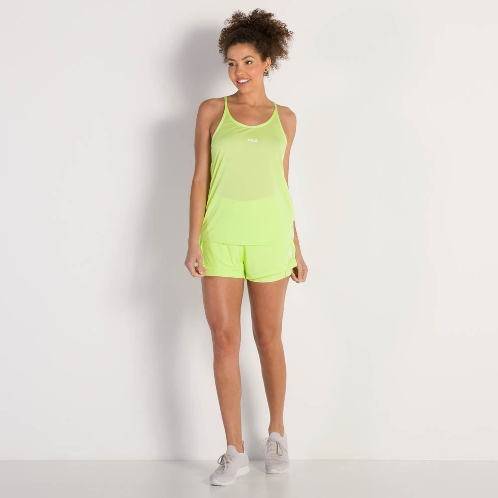 Shorts Feminino Duplo Comfortech II Fila