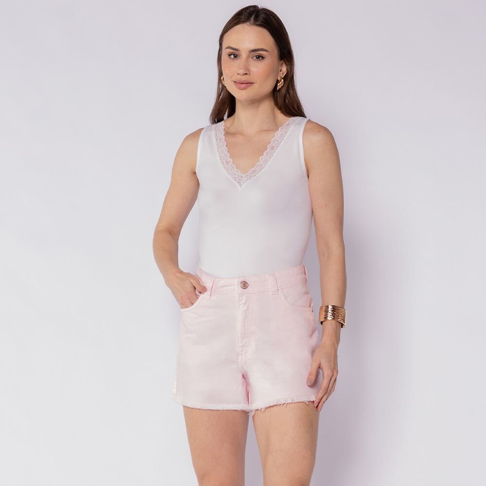 Shorts Feminino Em Sarja Boby Blues
