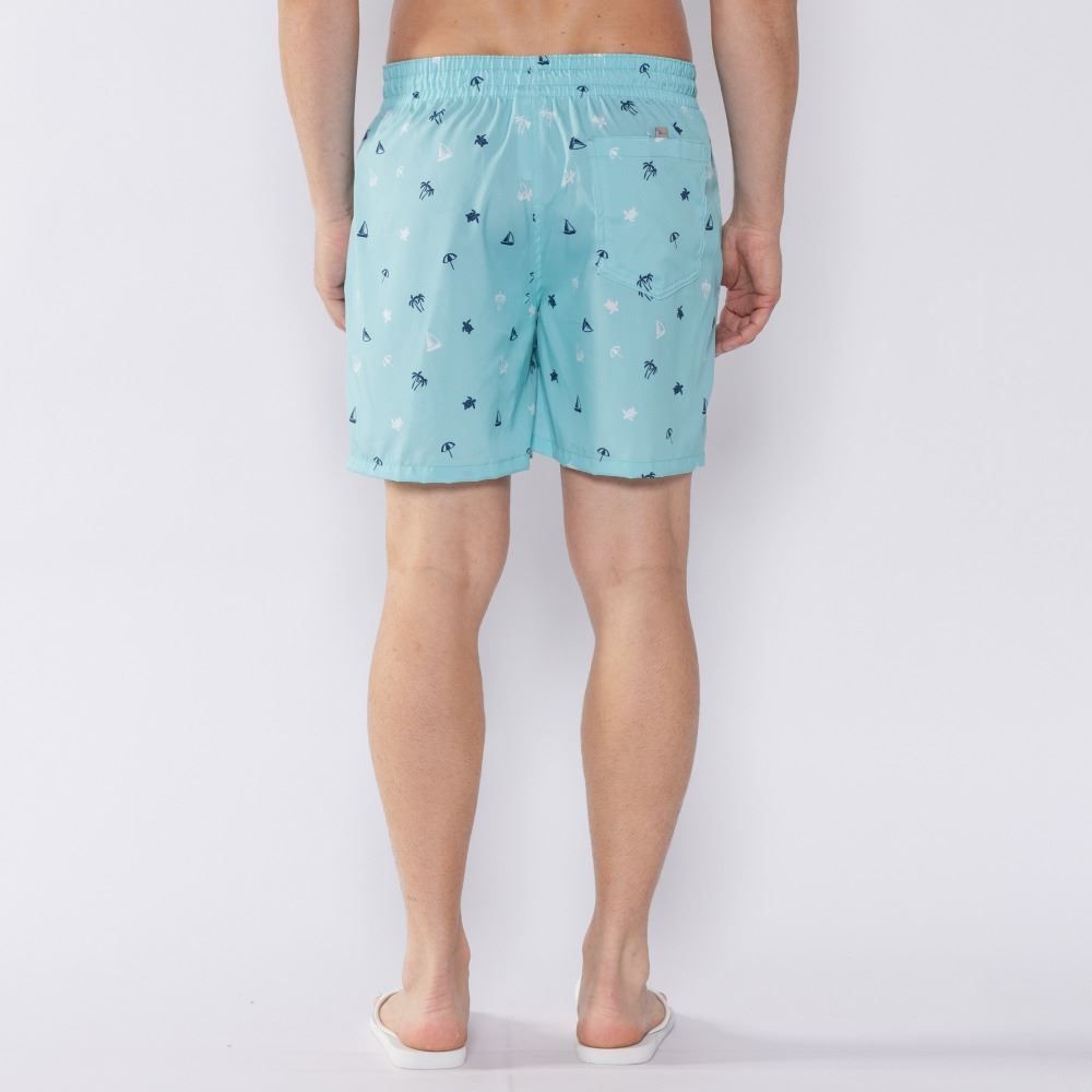 Shorts Tactel Estampado Marc Alain