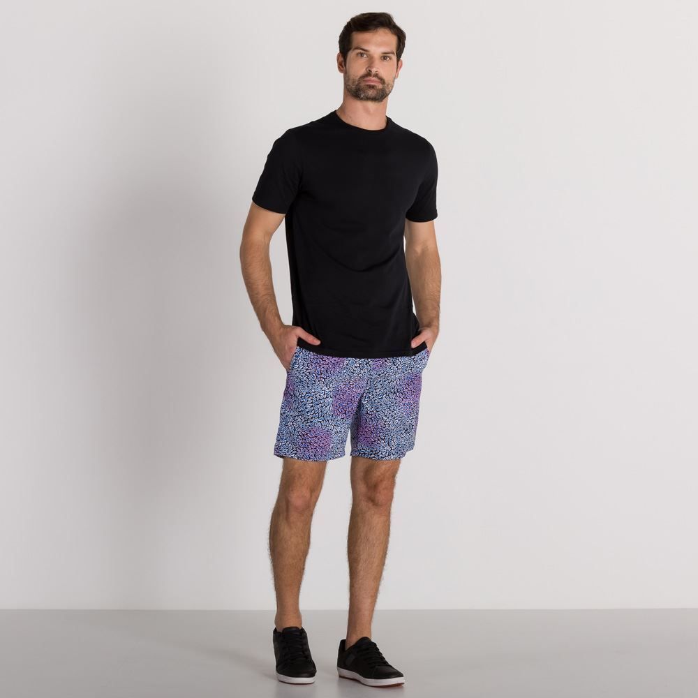 Shorts Volley Estampado Petal Nicoboco