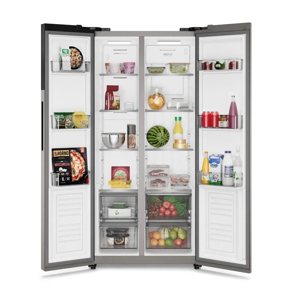 Refrigerador Geladeira Electrolux Side by Side Es40s Inverter 431 Litros
