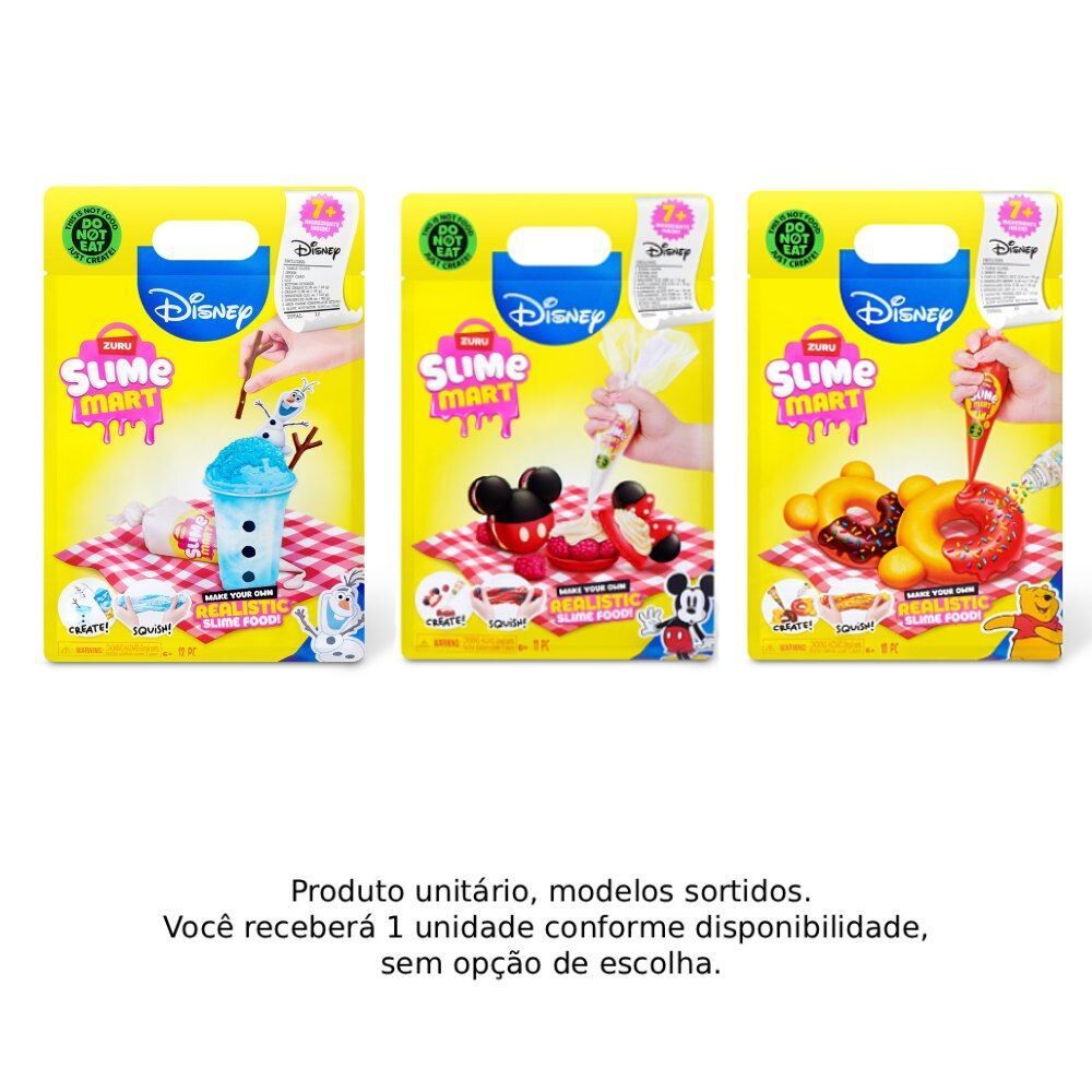 R Slime Slime Mart Pequeno Disney Fun - Sortido