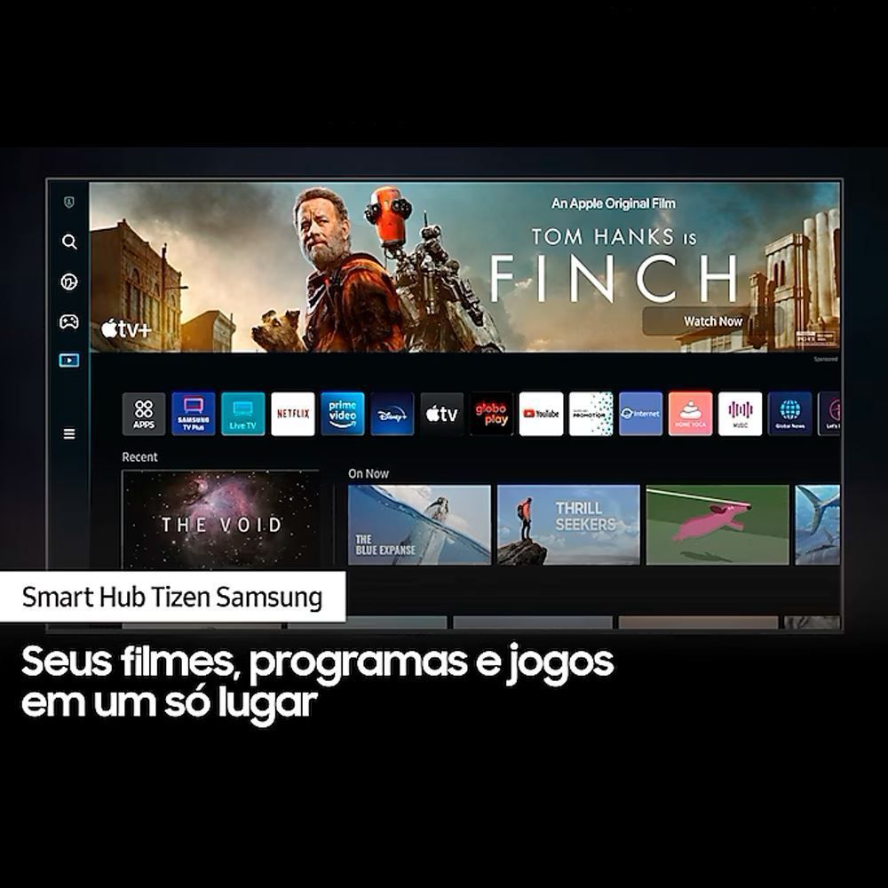 Smart Tv 50" Uhd 4K Samsung Gaming Hub 50Cu7700 - Bivolt